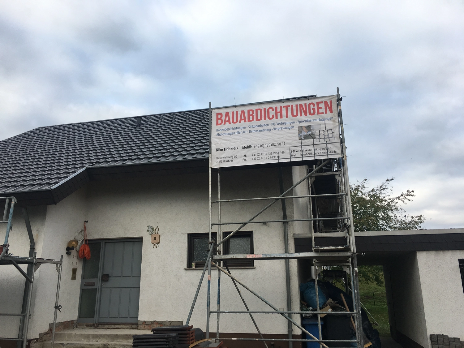  Bauabdichtungen- Bausanierungen Tiriakidis -  Komplette Renovierungsdienstleistungen – Dach - Fassade Sanierung